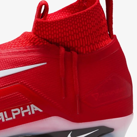 Nike Alpha Menace Elite 3 Men's Football Cleats Shoes Size 12 Red CT6648-616 - Picture 8 of 16